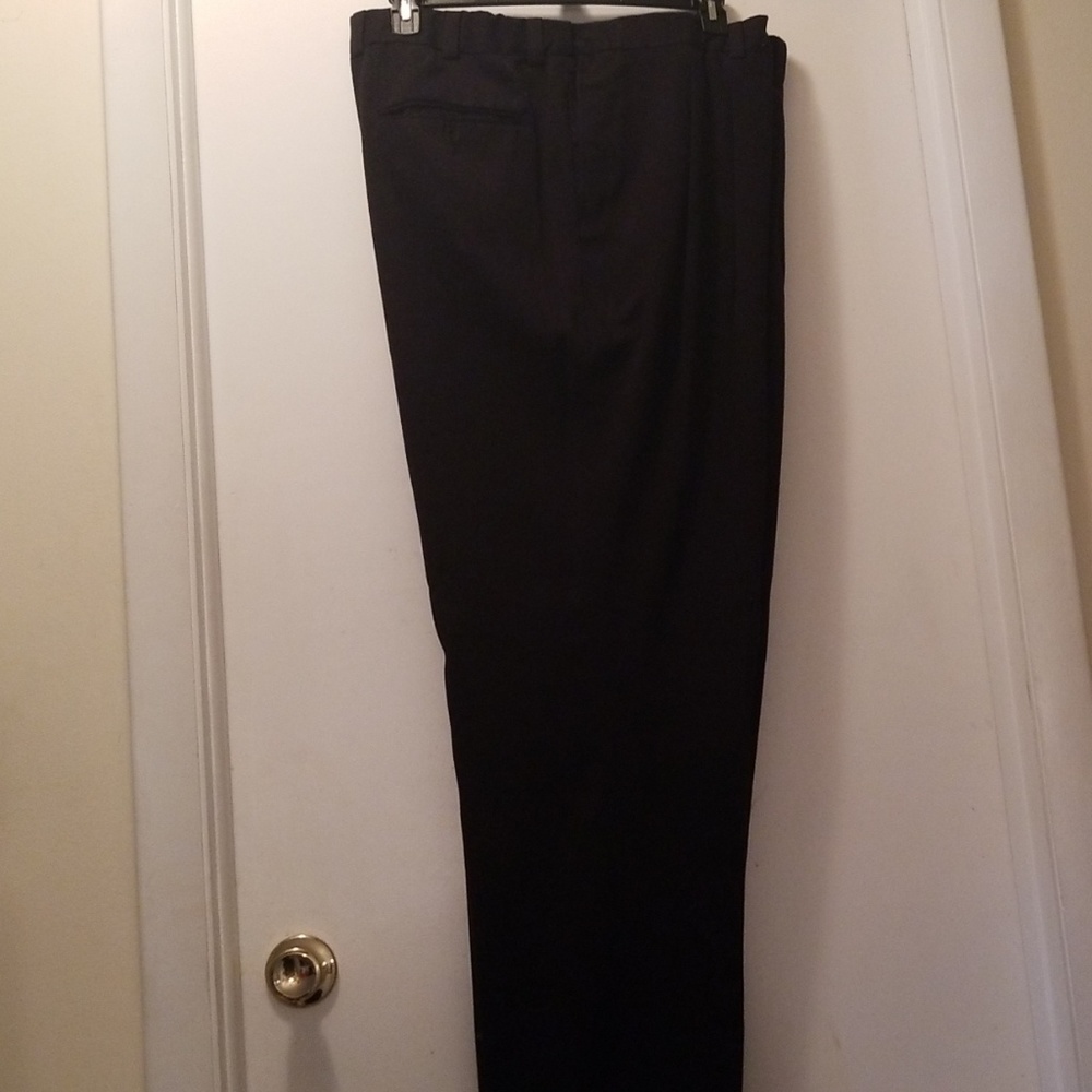 Black Pleated George Foreman Dress Pants